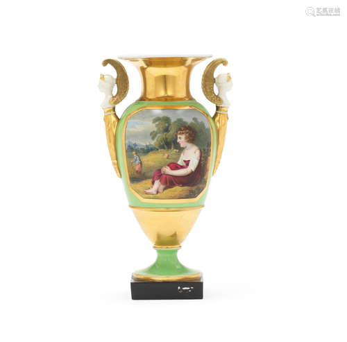 A rare Herculaneum vase, circa 1815