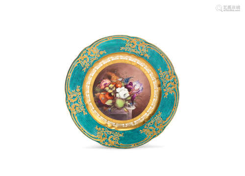 A fine Nantgarw cabinet plate, circa 1818-20