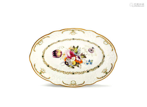 A Swansea dish, circa 1815-17