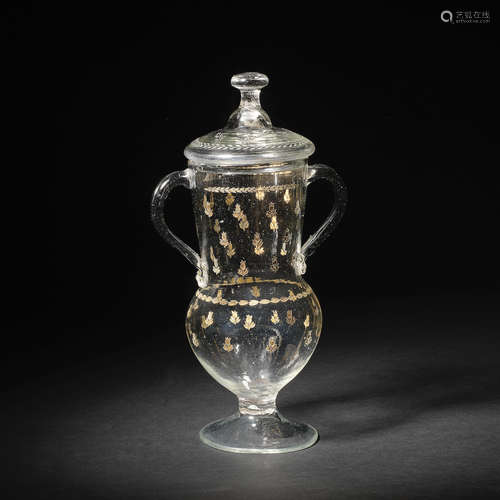 A Spanish (La Granja de San Ildefonso) goblet and cover, late 18th century