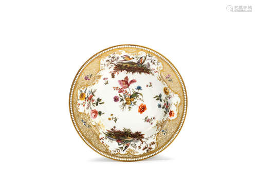 A fine Swansea dish, circa 1820