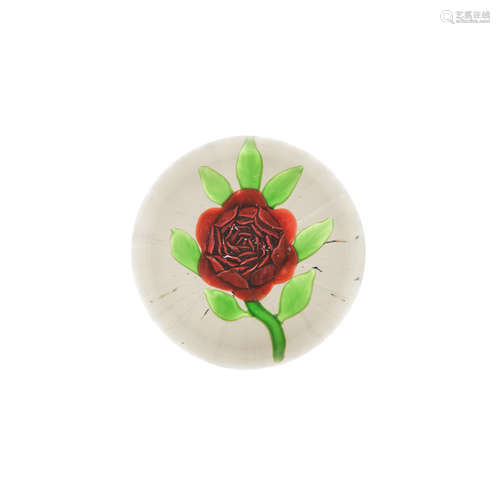 A Baccarat Thousand-petalled rose paperweight, circa 1850