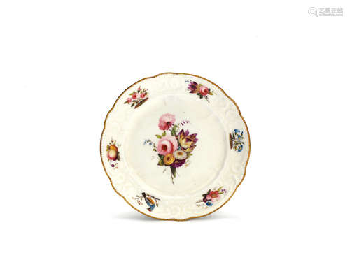 A Nantgarw plate, circa 1818-20