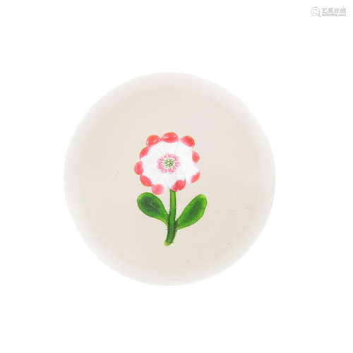 A Clichy stylised flower paperweight, circa 1850