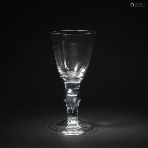 A heavy baluster ceremonial goblet, circa 1710-15