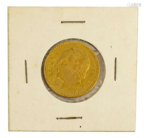 (3) MEXICO GOLD 1O TEN PESO COINS, 1959