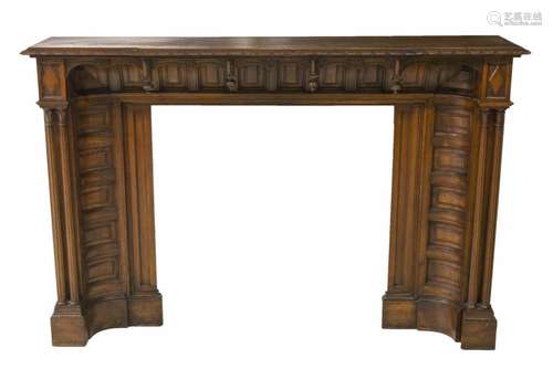 ITALIAN GOTHIC STYLE FIREPLACE MANTLE SURROUND