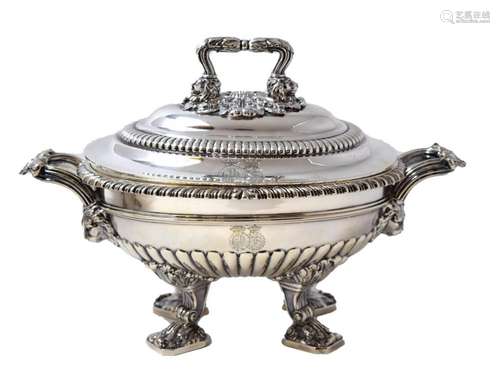 2) SUPERB GEORGE III PAUL STORR STERLING TUREENS