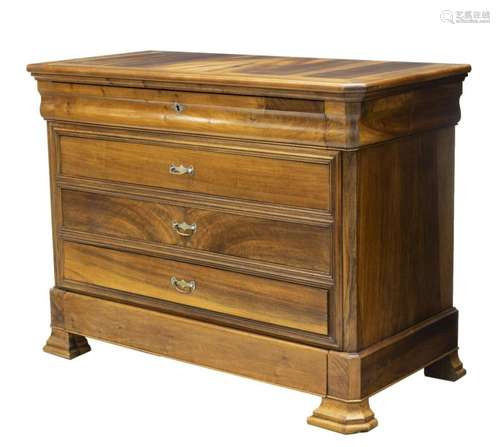 FRENCH LOUIS PHILIPPE MAHOGANY COMMODE