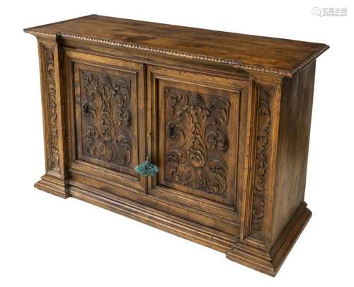 ITALIAN RENAISSANCE REVIVAL WALNUT SIDEBOARD