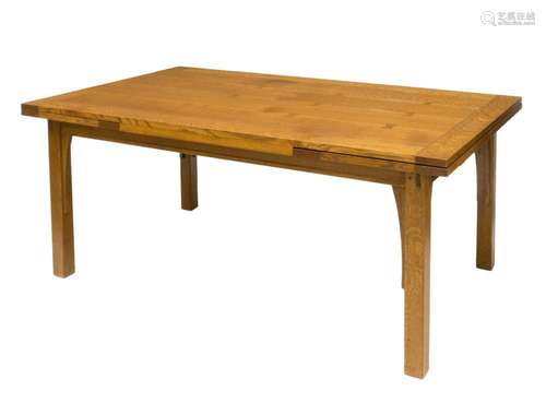 L.&J.G. STICKLEY MISSION OAK DRAWTOP DINING TABLE