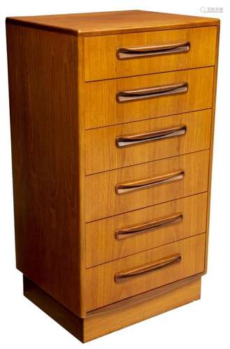 MID-CENTURY G PLAN 'FRESCO' TEAK LINGERIE CHEST