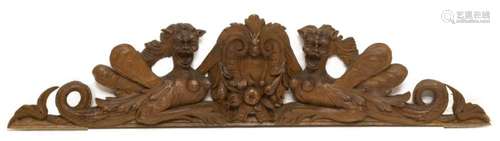 ANTIQUE ITALIAN CARVED ARCHITECTURAL ELEMENT