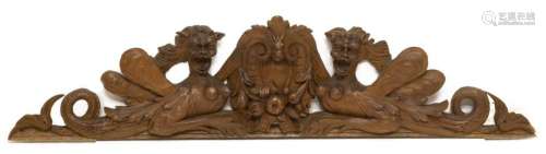 ANTIQUE ITALIAN CARVED ARCHITECTURAL ELEMENT