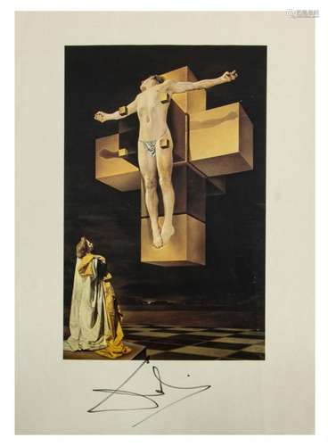 SIGNED SALVADOR DALI PRINT, 