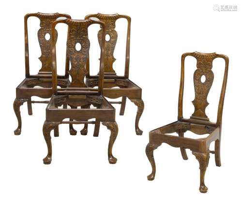 HENREDON GRIFFIN CARVED DINING CHAIRS