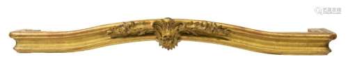 FRENCH ARCHITECTURAL CARVED GILTWOOD VALANCE