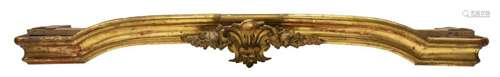 ANTIQUE ITALIAN GOLD LEAF ARCHITECTURAL VALANCE