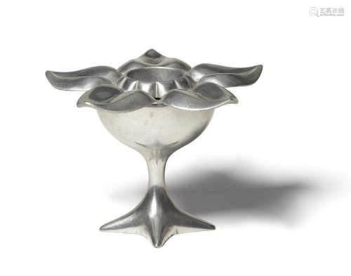 Lotus Burnerdesigned 1995aluminumheight 4 1/2in (11.5cm); diameter 6 1/2in (16.5cm)  Mark Brazier-Jones (born 1956)