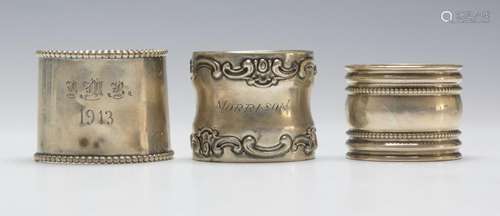 925 STERLING SILVER NAPKIN RINGS INC. GORHAM (3)