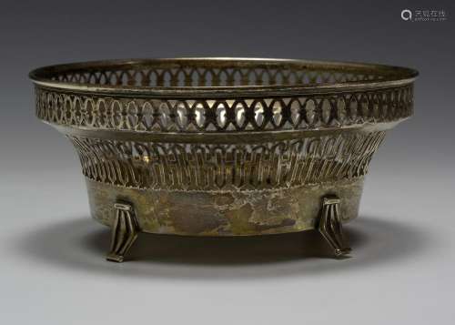 925 STERLING SILVER TOWLE RETICULATED FOOTED BOWL