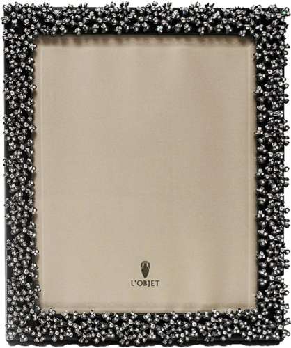 L'OBJET GARLAND SWAROVSKI & PLATINUM FRAME IN BOX