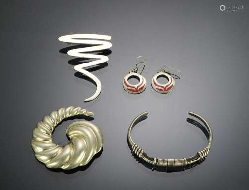 TAXCO STERLING MID CENTURY JEWELRY (5)
