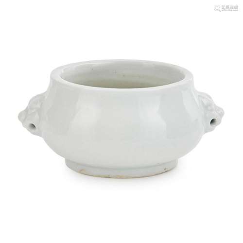 BLANC-DE-CHINE CENSER 14.2cm wide