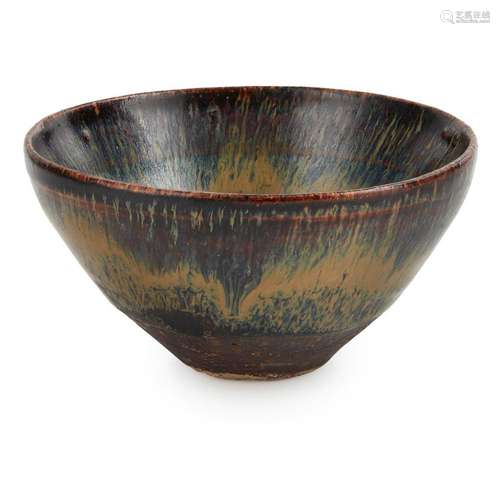 JIAN-TYPE RUSSET-SPLASHED BLACK-GLAZED BOWL POSSIBLY SOUTHERN SONG DYNASTY 11cm diam