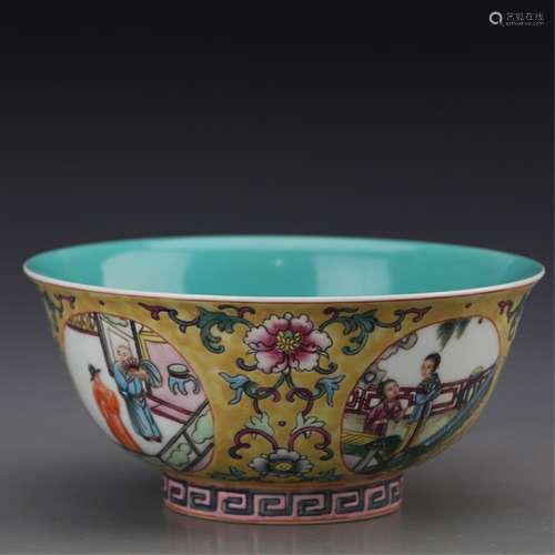 A FAMILLE ROSE BOWL, DAOGUANG MARK