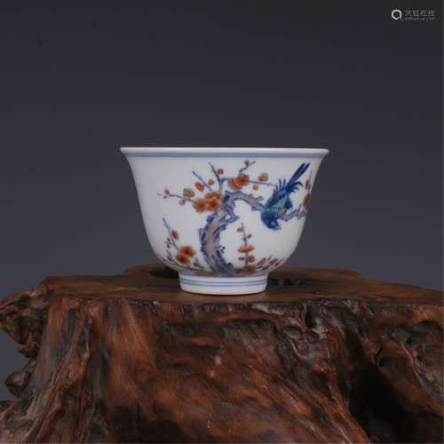 A COUCAI CUP, YONGZHENG MARK