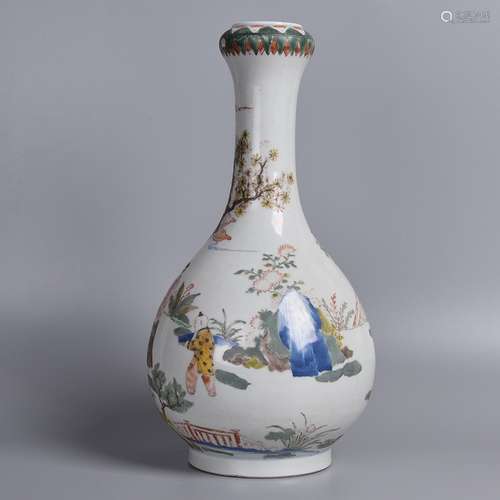 A FAMILLE ROSE VASE