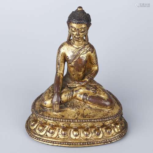 A Chinese Tibet Copper Figure of Buddha