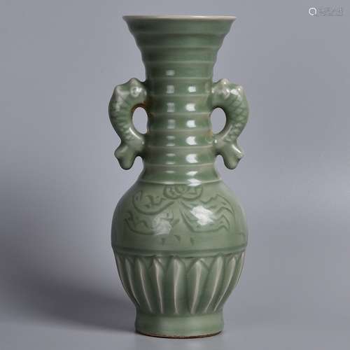 A CELADON VASE