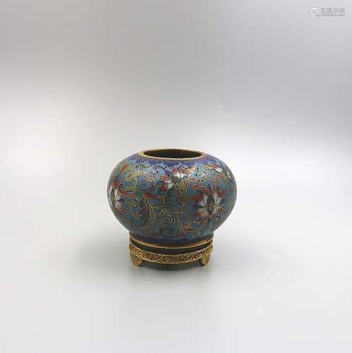 A CLOISONNE CENSER