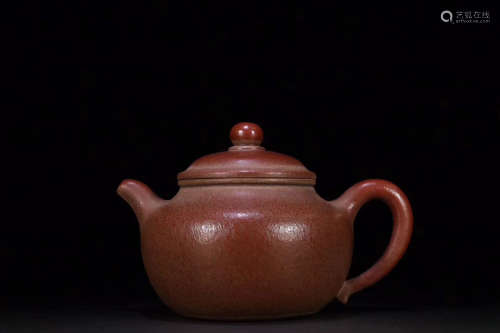 A RED CLAY TEAPOT
