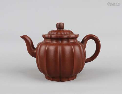 A ZISHA TEA POT, KANGXI PERIOD