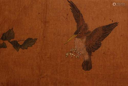 WANG SU, FLOWER AND BIRDS