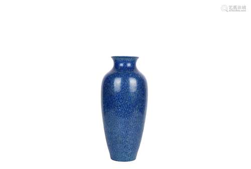 A Chinese Jun Type Glazed Porcelain Vase