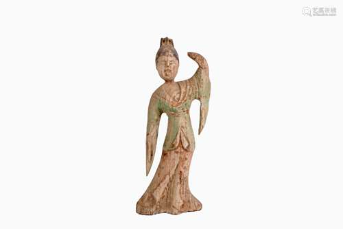 A Chinese Carved Wood Figural Decoration