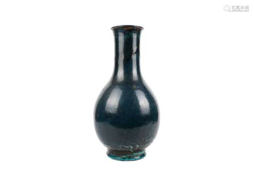 A Chinese Flambe Glazed Porcelain Vase