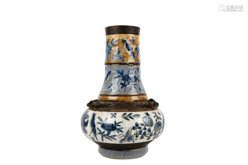 A Chinese Blue and White Porcelain Vase