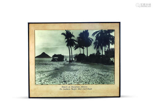 1934年 墨西哥风光《海滩》照片
