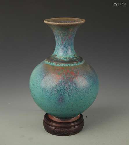 LU GLAZE BLUE COLOR PORCELAIN VASE