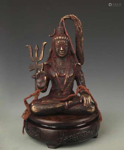 A TIBETAN BUDDHISM STATUE