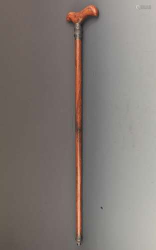 A FINE HUA LI MU WALKING STICK