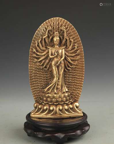 TIBETAN BUDDHISM THOUSAND HAND GUAN YIN STATUE