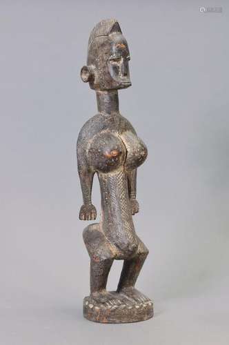 ancestor sculpture, Bambara, Mali, woman, geometrical