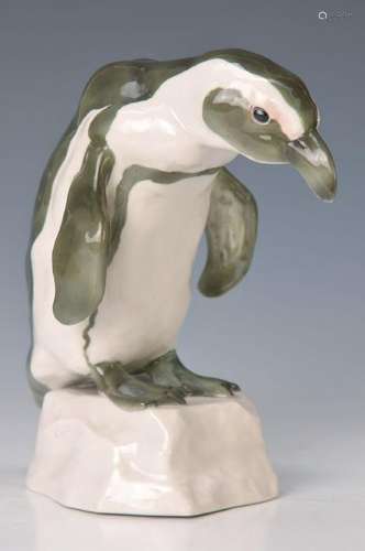 figurine in shape a Pinguin, Schwarzburger Werkstätte