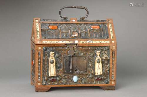 casket, German, after early gothic model, around 1890